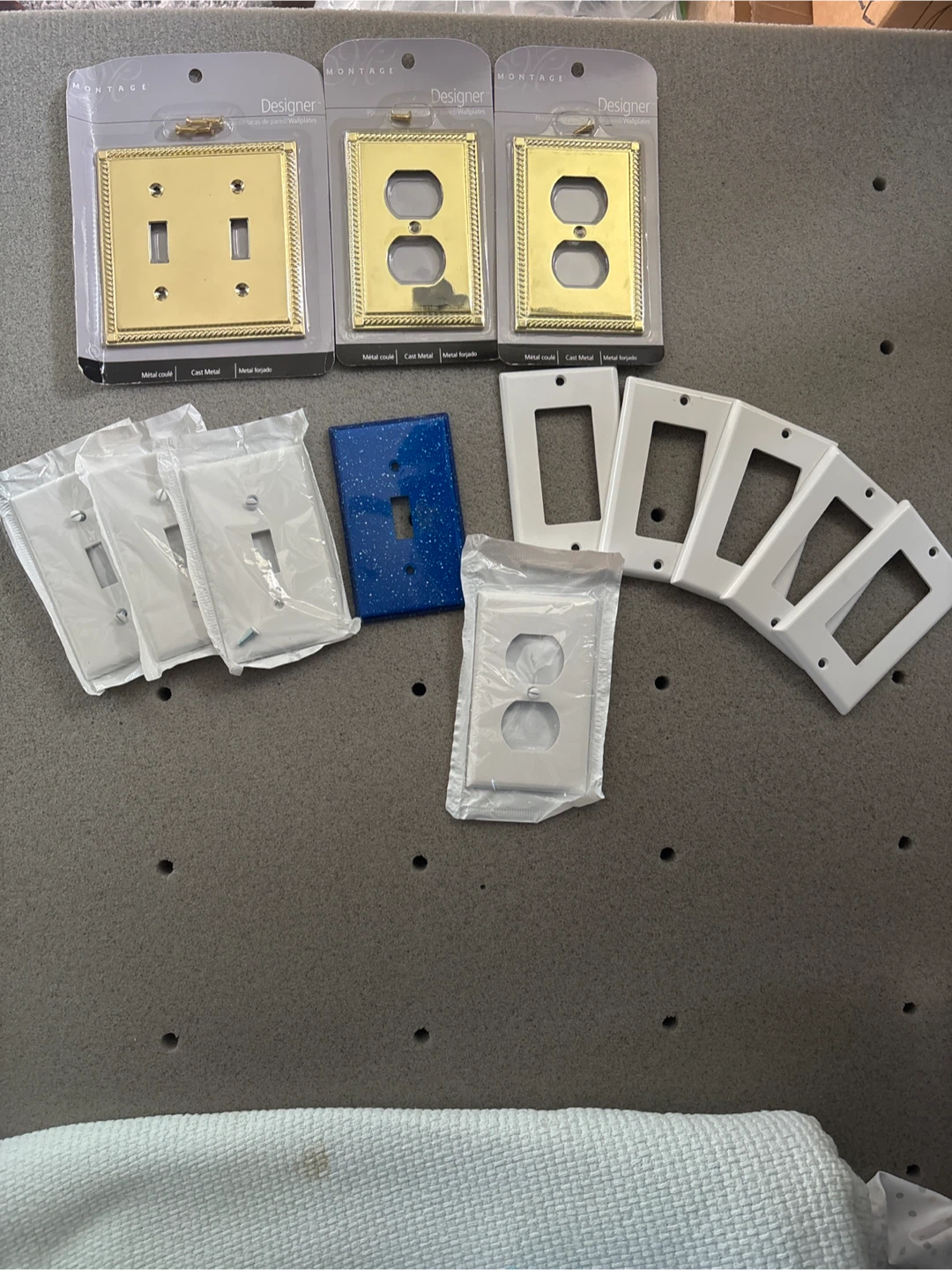 Assorted electrical covers