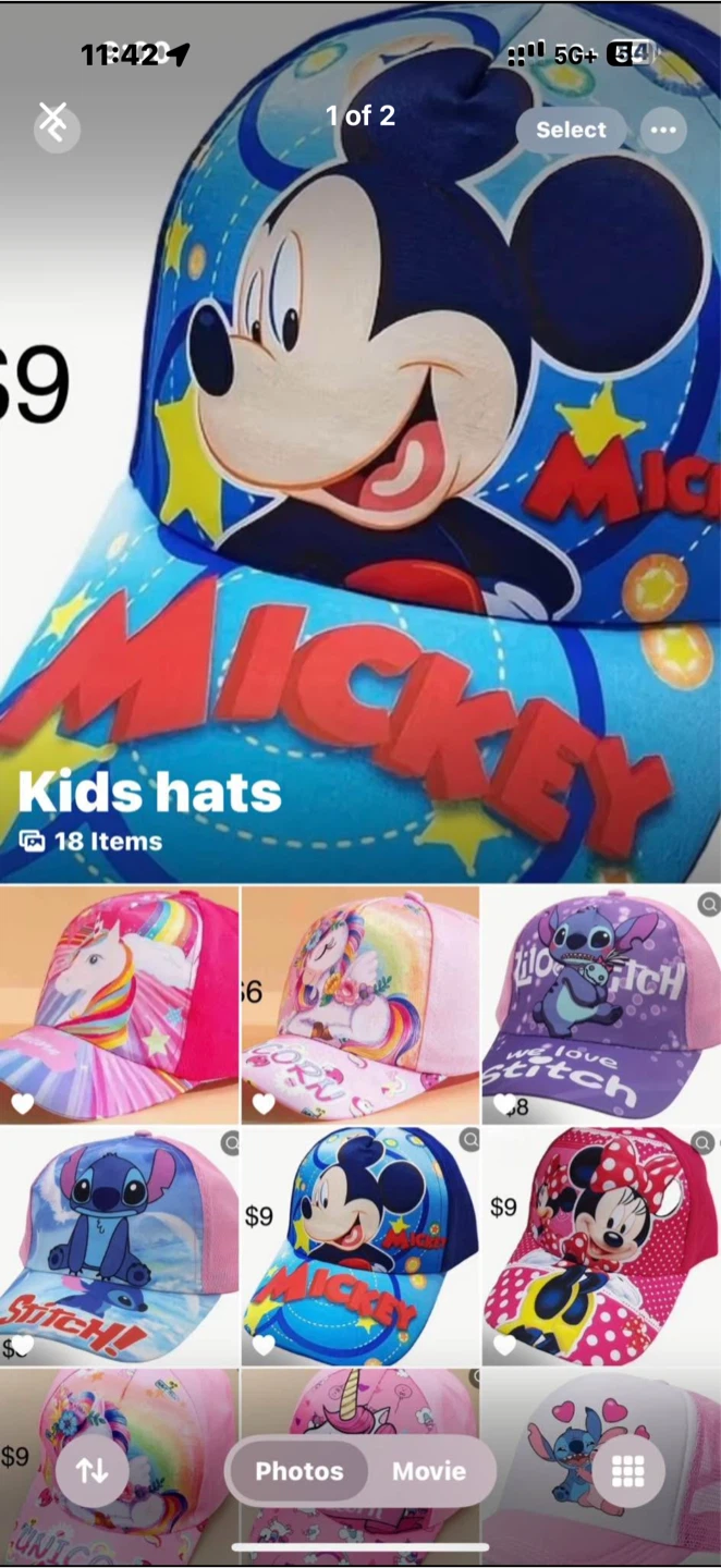 Mickey Mouse Kids Hat