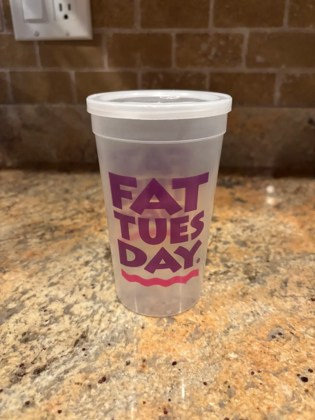 Fat Tuesday Cup with Lid