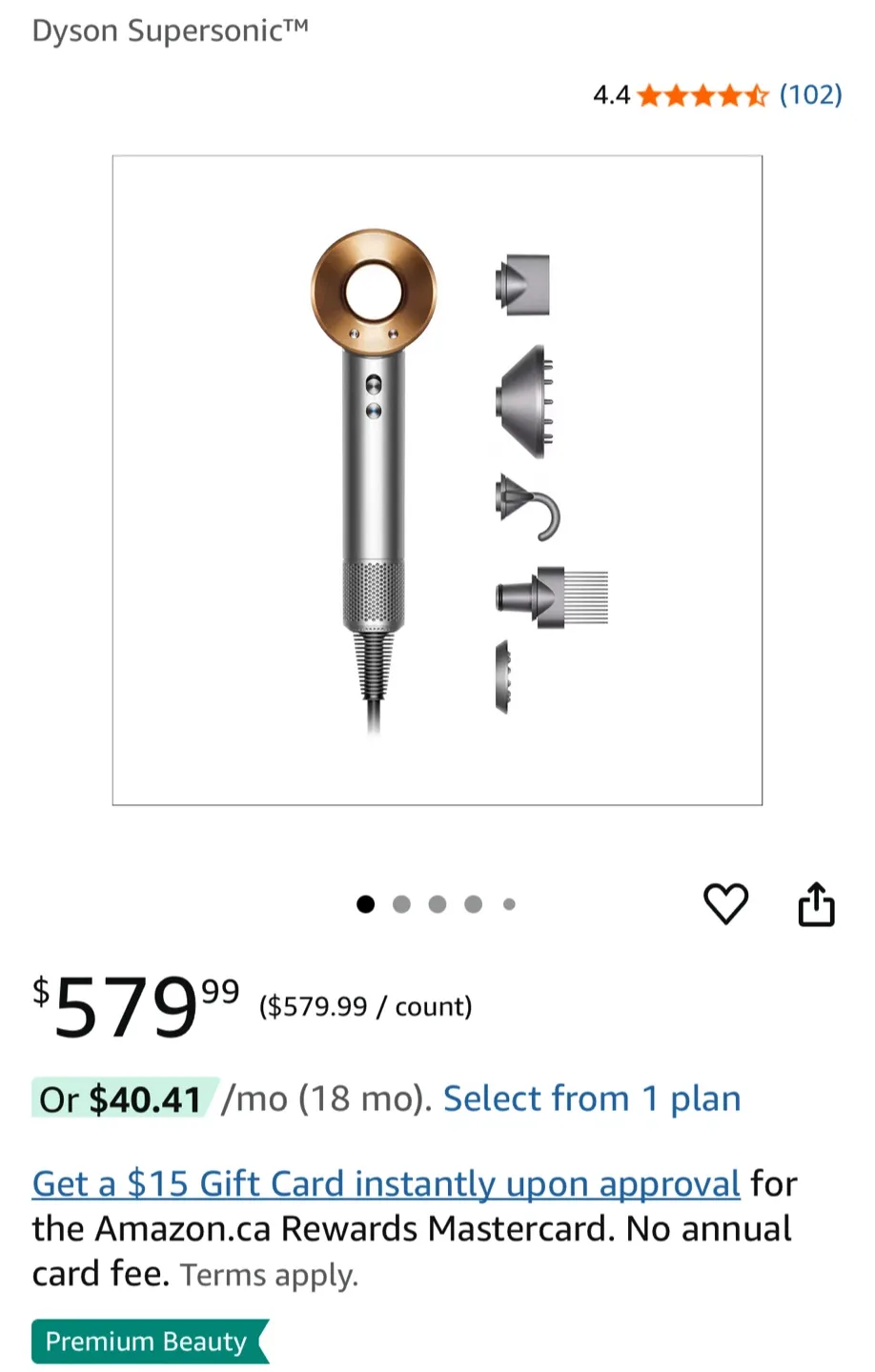 Dyson Supersonic Hair Dryer - Brand New! image indicator(5)