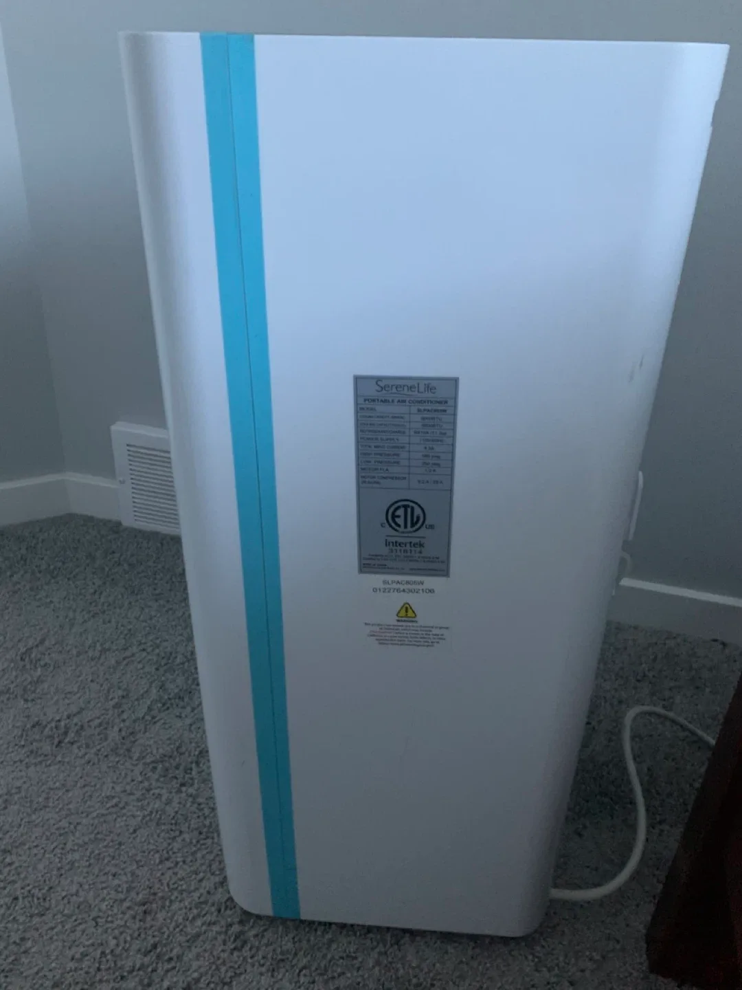 SereneLife Portable Air Conditioner - White image indicator(4)