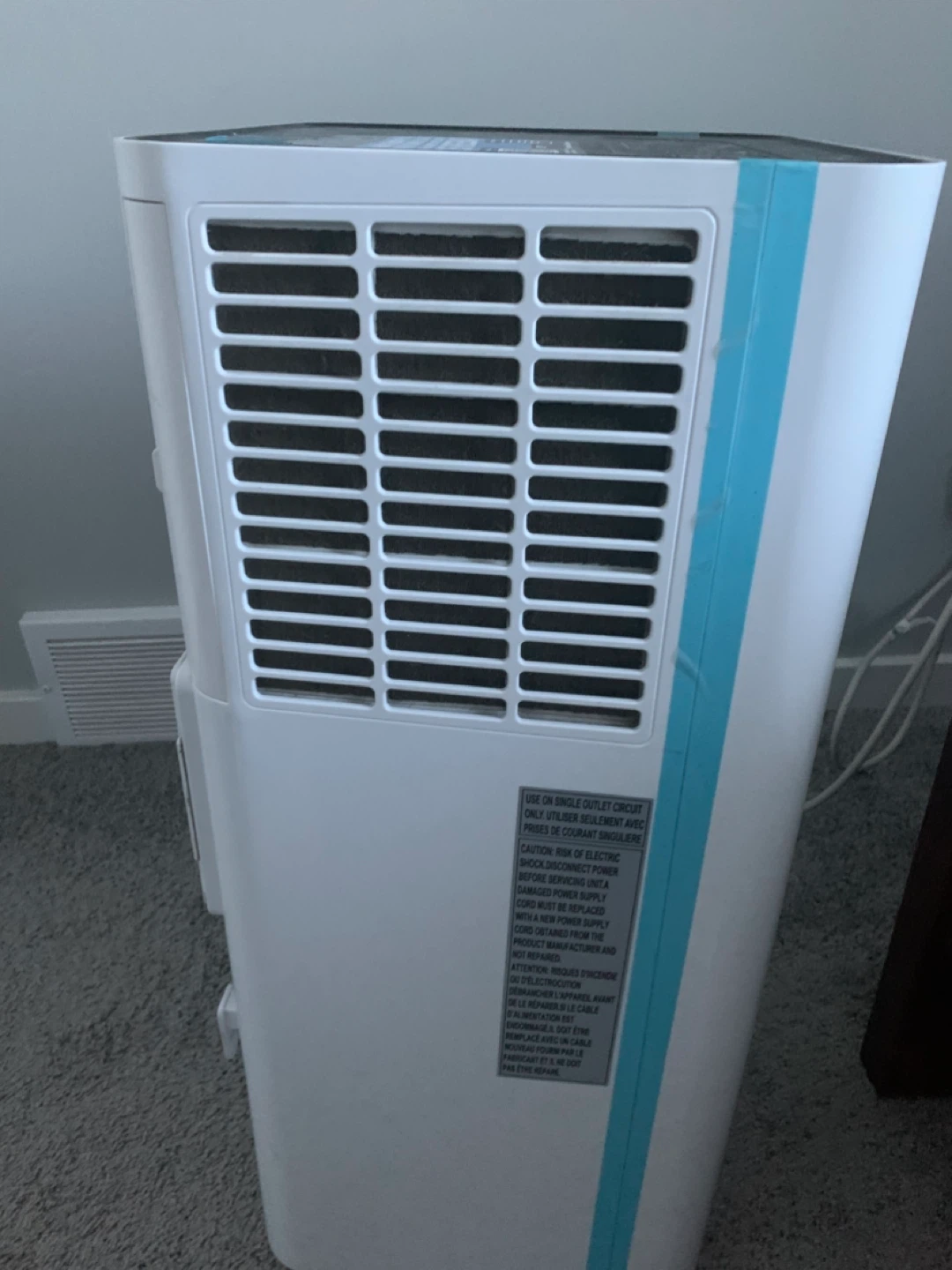 SereneLife Portable Air Conditioner - White - photo 5
