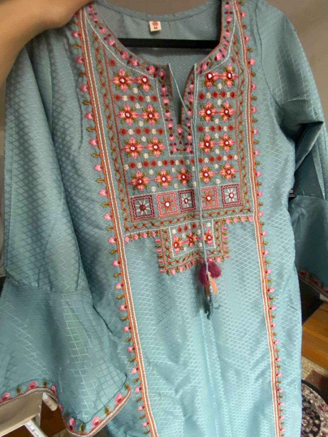 Embroidered Kurti Set - Size M