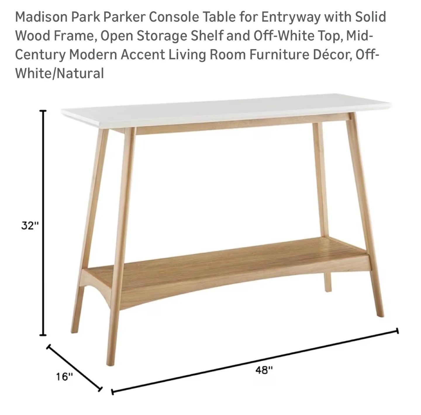 Madison Park Parker Console Table - photo 3