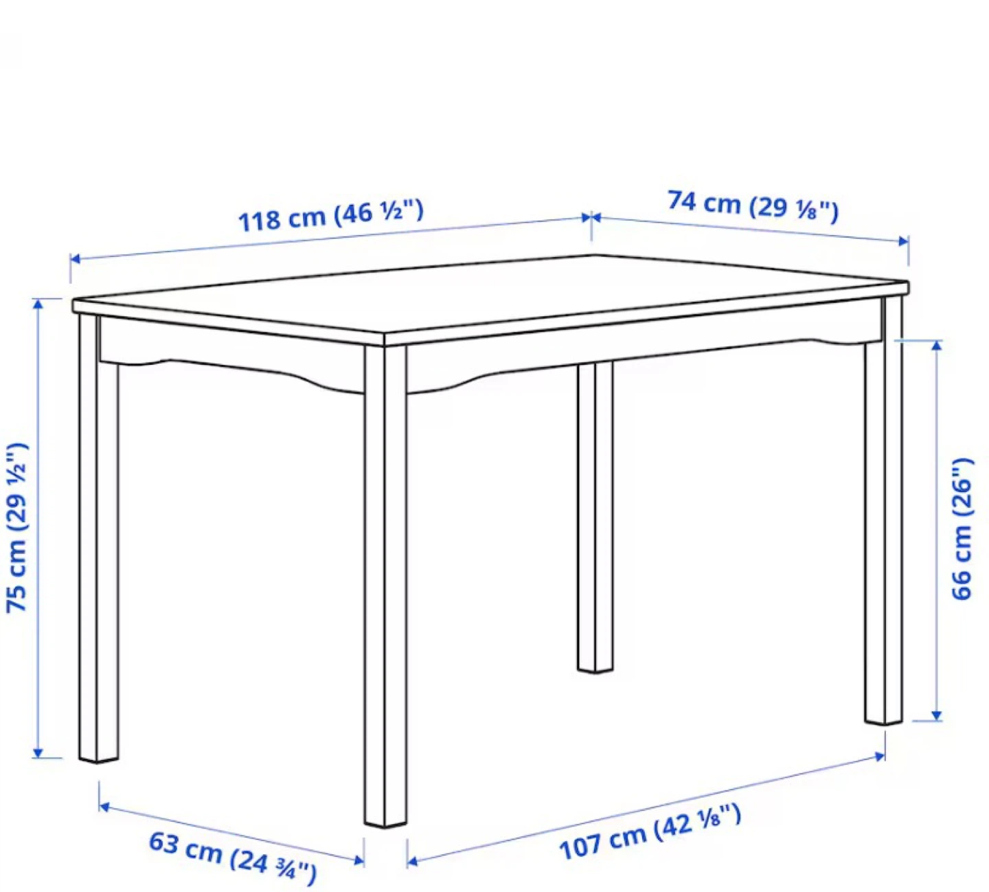 Wooden Dining Table Set w/ 4 Chairs - photo 3