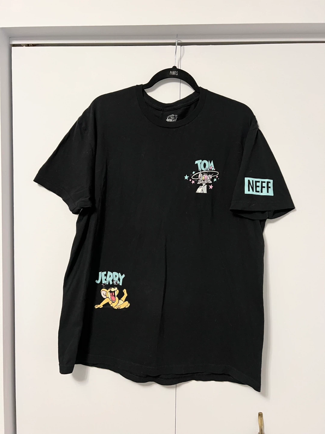 NEFF x Tom and Jerry Black T-Shirt - XL