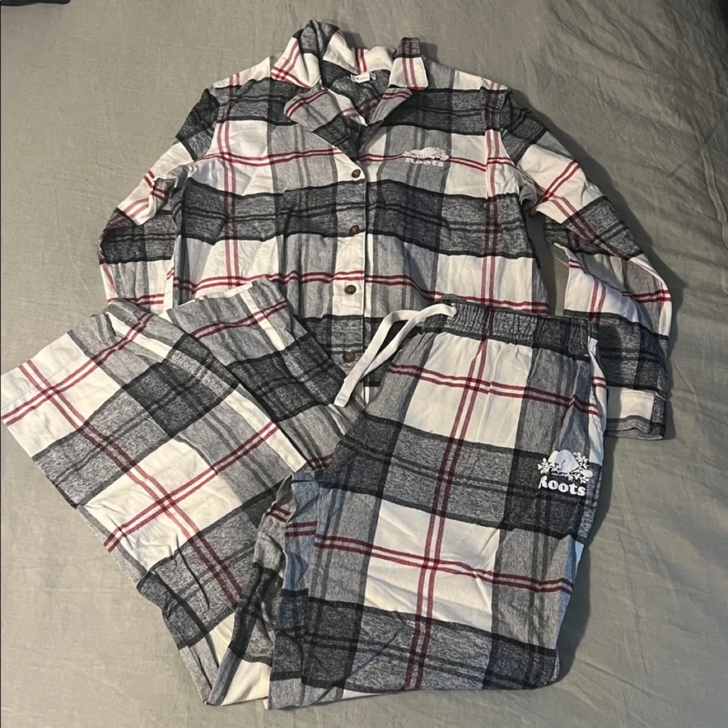 Roots Womens Plaid Pajama Set - medium image indicator(2)