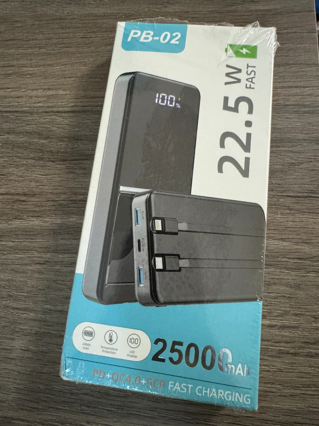 New PB-02 25000mAh Portable Power Bank