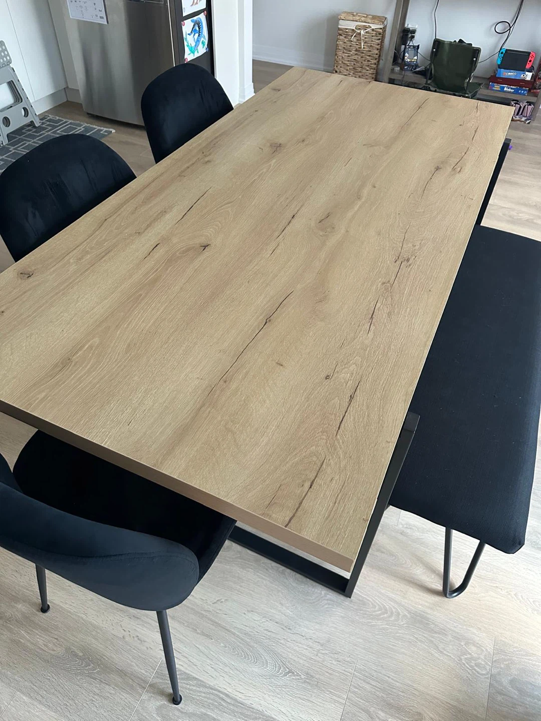 Dining Table with Chairs and Bench