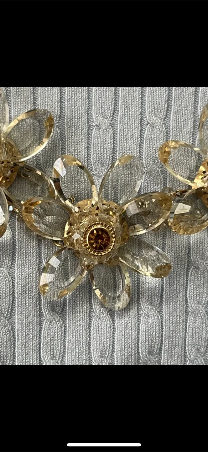 Crystal Flower Necklace image indicator(2)