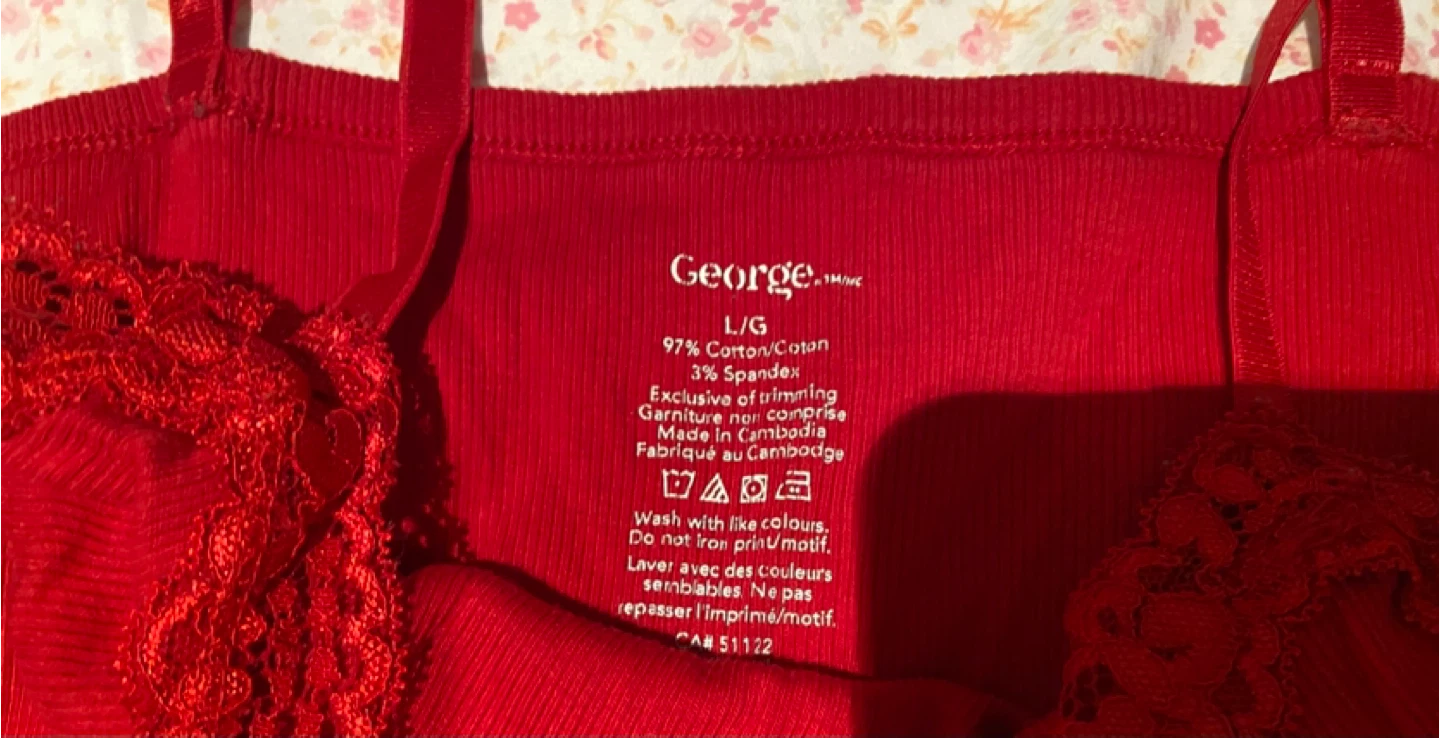 Red Lace-Trim Tank Top - photo 2