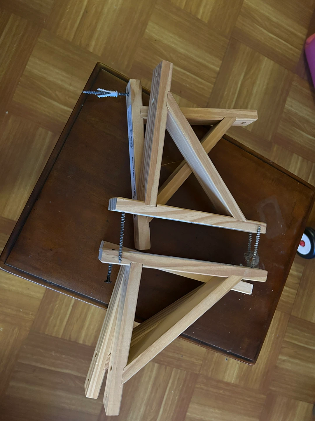 Wooden Single Shelf Bracket