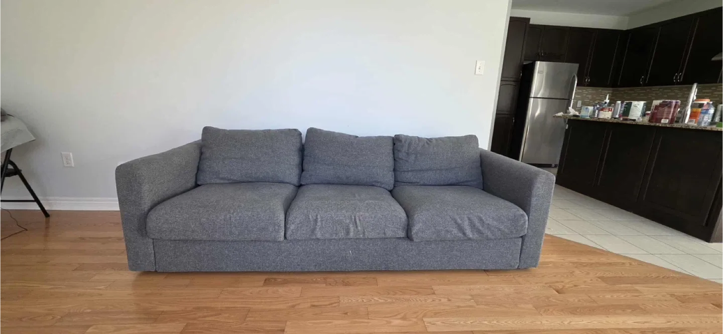 IKEA Grey 3-Seat Sofa image indicator(4)