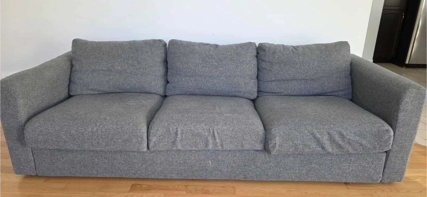 IKEA Grey 3-Seat Sofa image indicator(5)