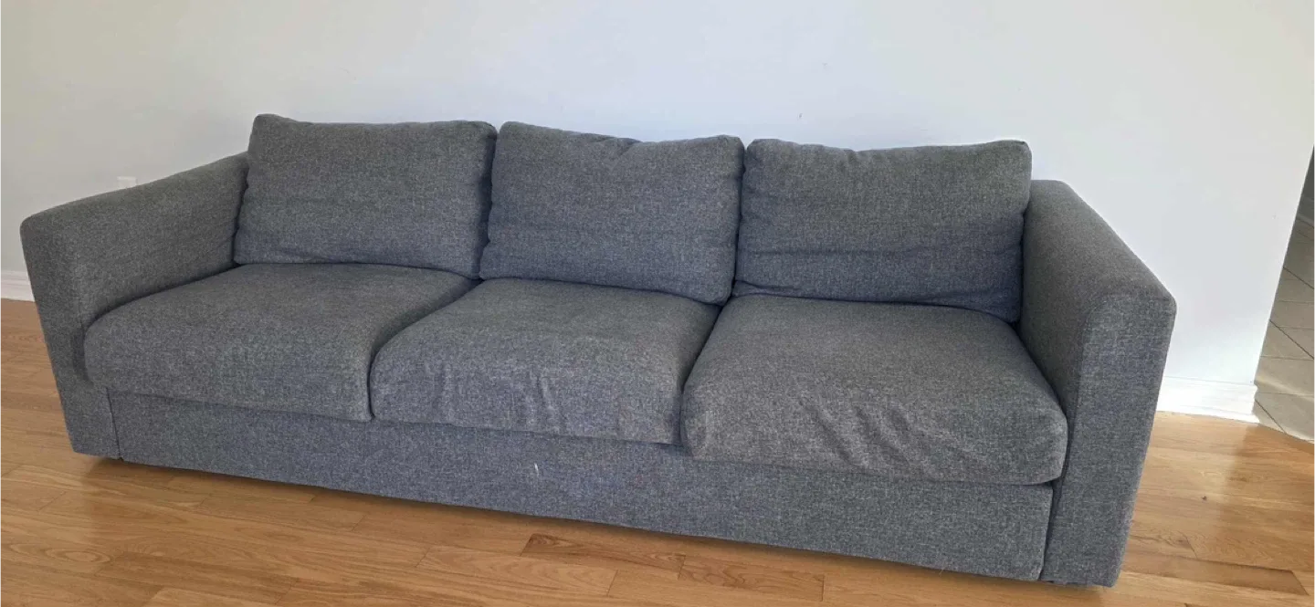 IKEA Grey 3-Seat Sofa image indicator(7)