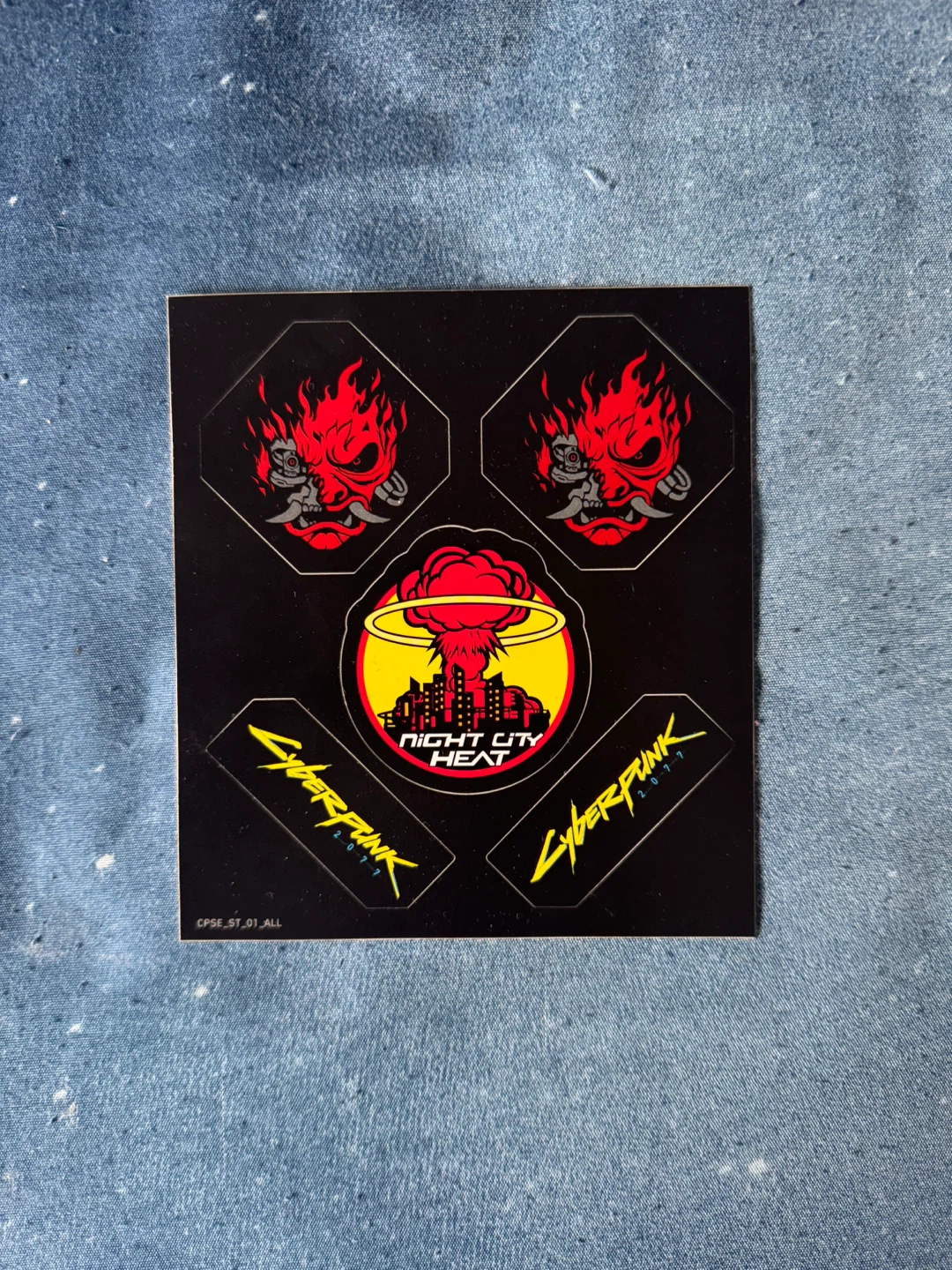 Cyberpunk 2077 Sticker Sheet