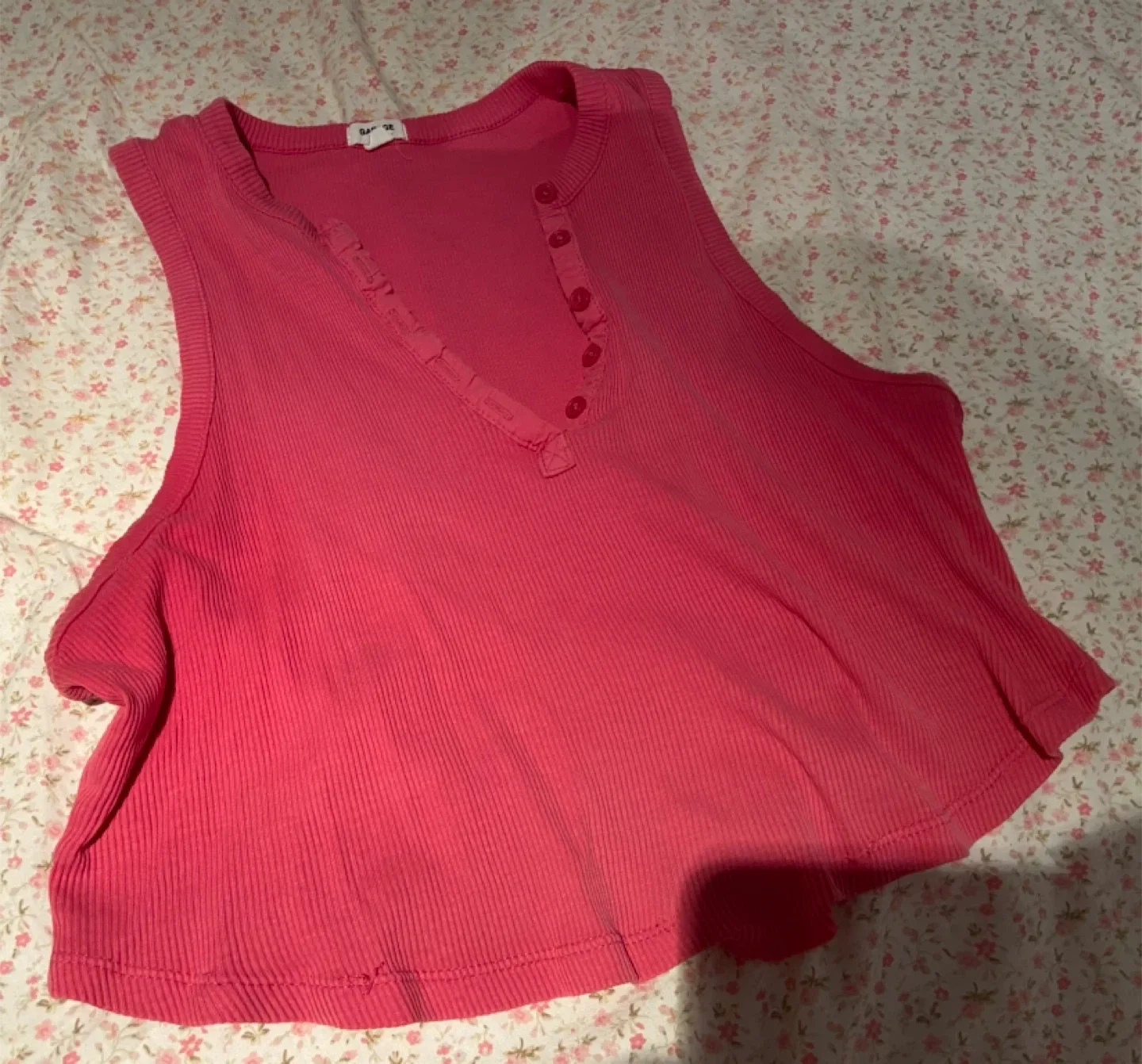 Garage Henley Tank Top