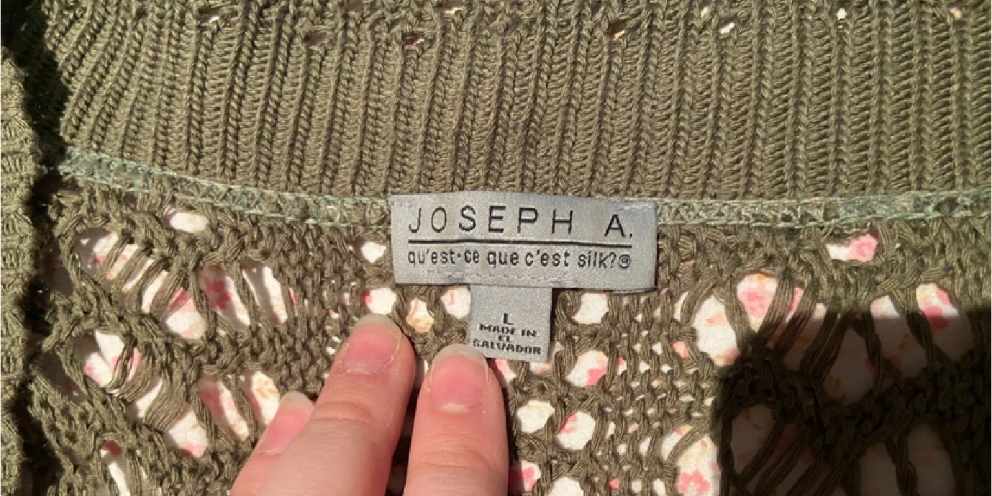 Green Crochet Cardigan - photo 2