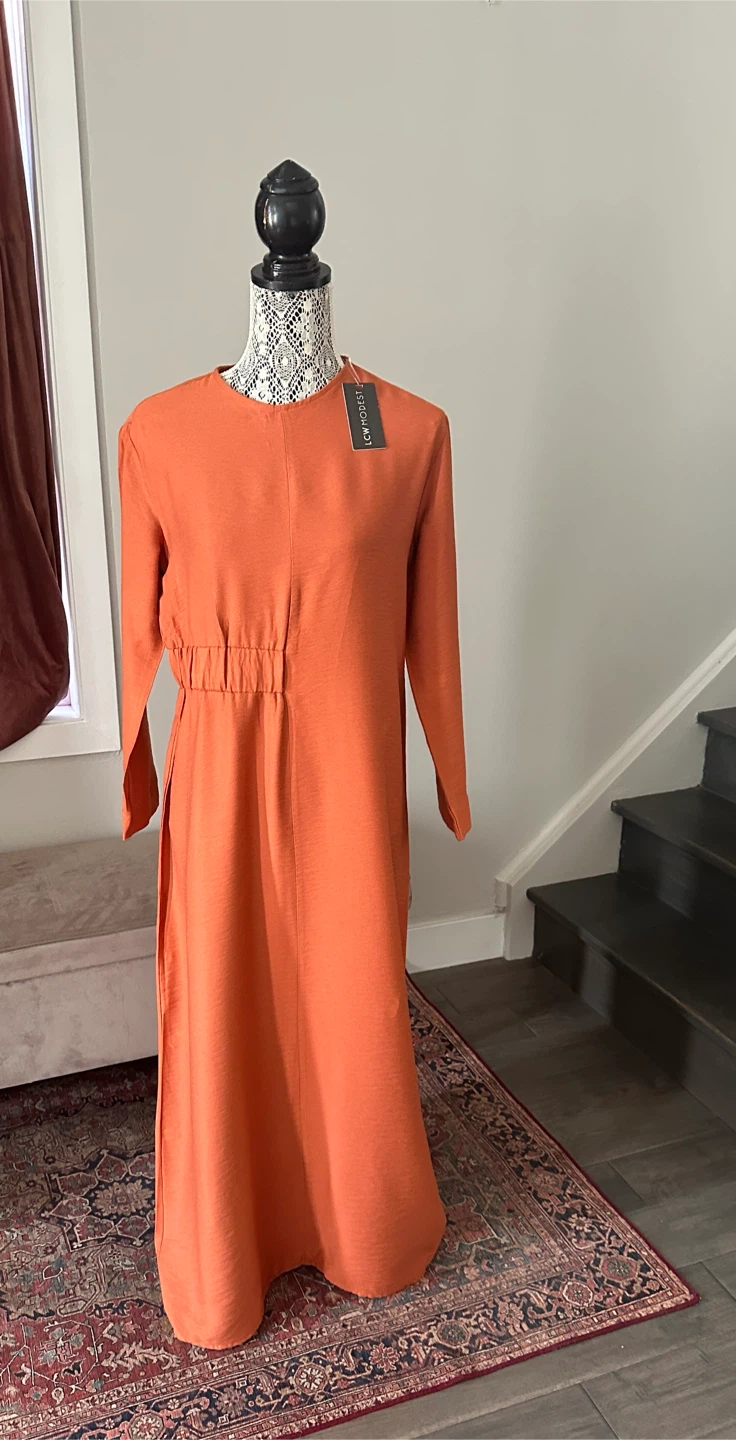 LCW Modest Orange Dress - $10 - East York