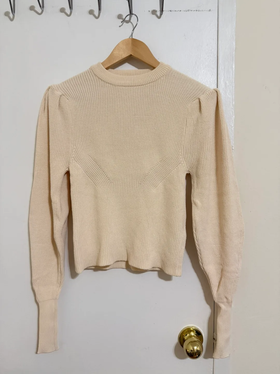 Zara Balloon Sleeve Knit Sweater Small