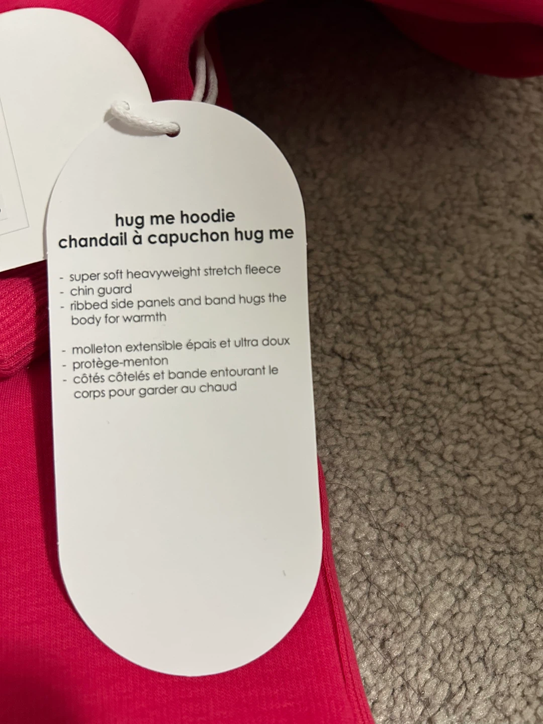 Diadora Hug Me zip up Hoodie - Size XS - Pink - photo 4