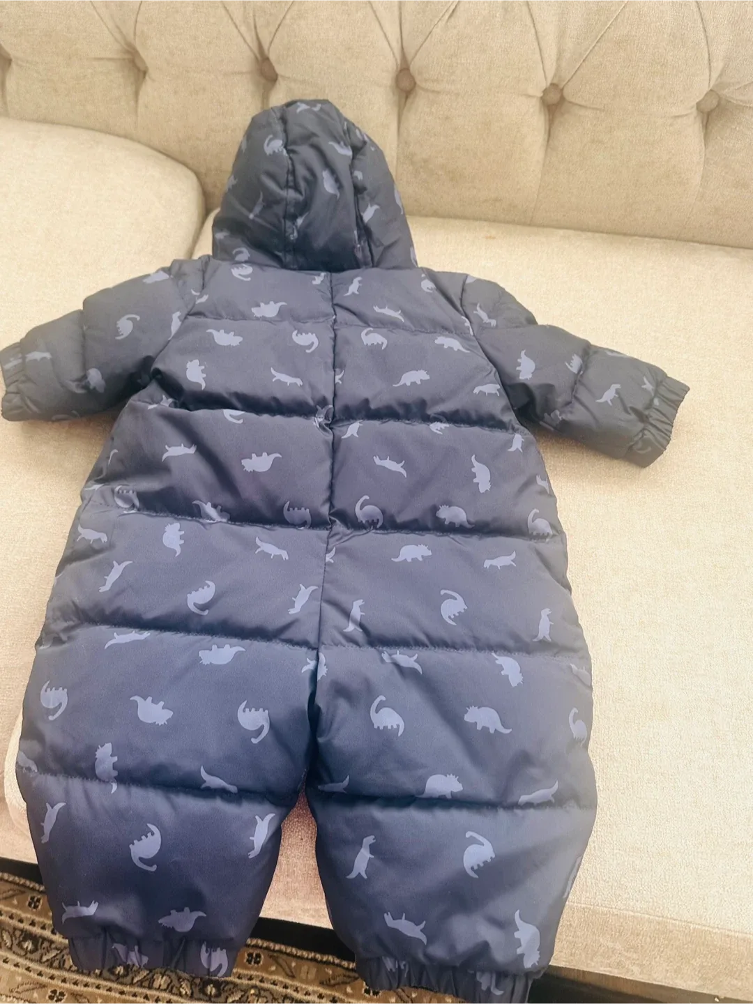 Gap Baby Dinosaur Print Puffer Snowsuit image indicator(2)