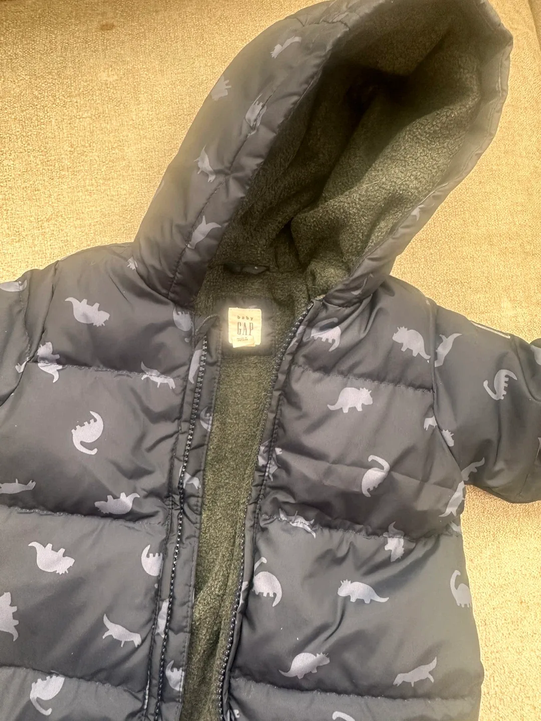 Gap Baby Dinosaur Print Puffer Snowsuit image indicator(3)