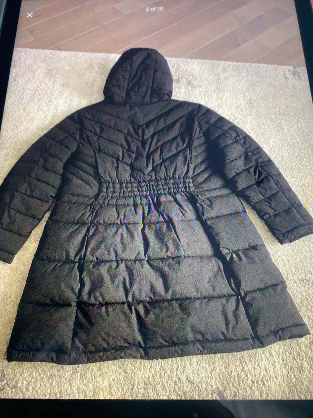 Tommy Hilfiger TH Flex Black Puffer Coat - Size 1X - photo 2