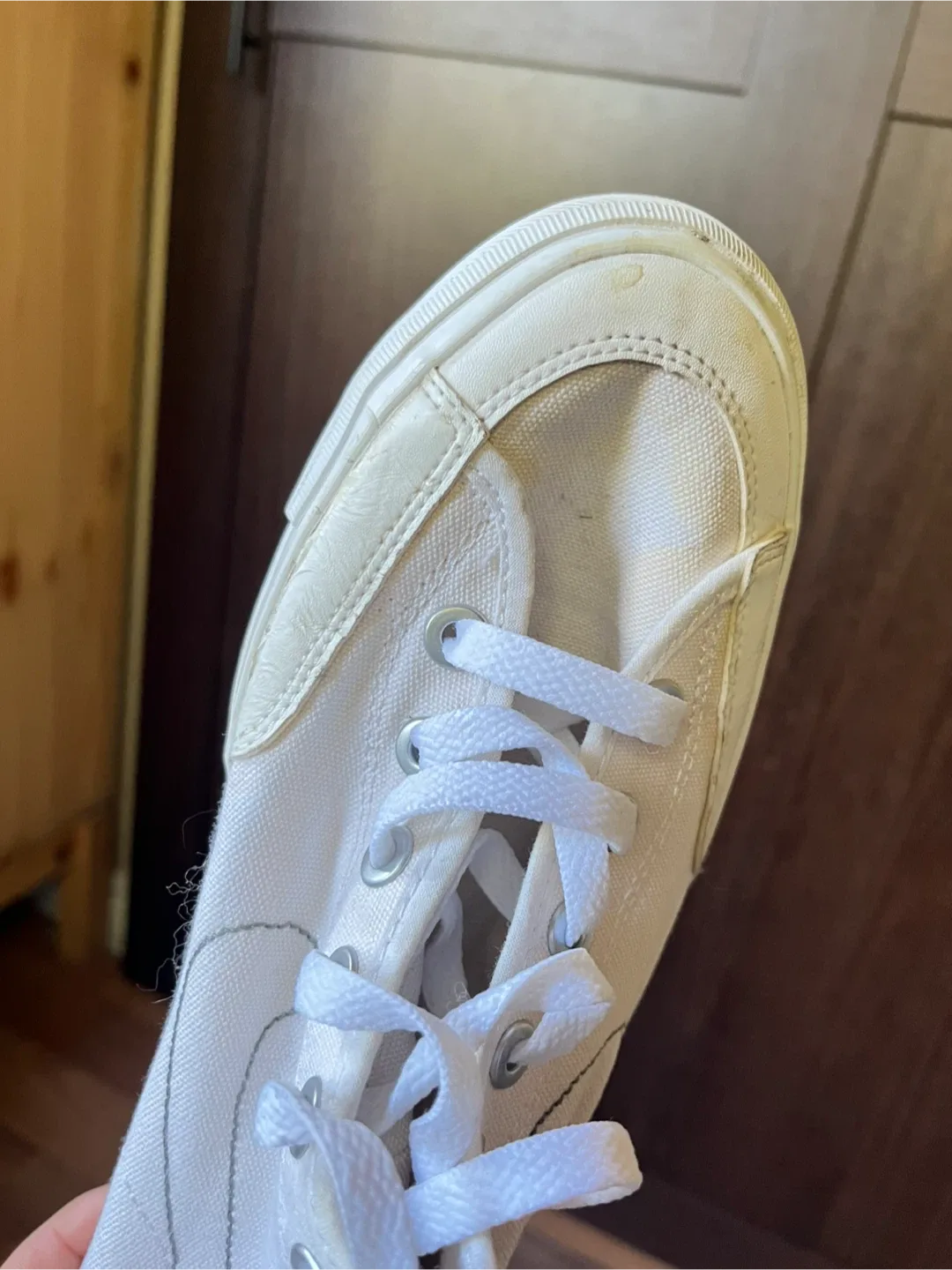 Nike Canvas High-Top Sneakers - White image indicator(5)