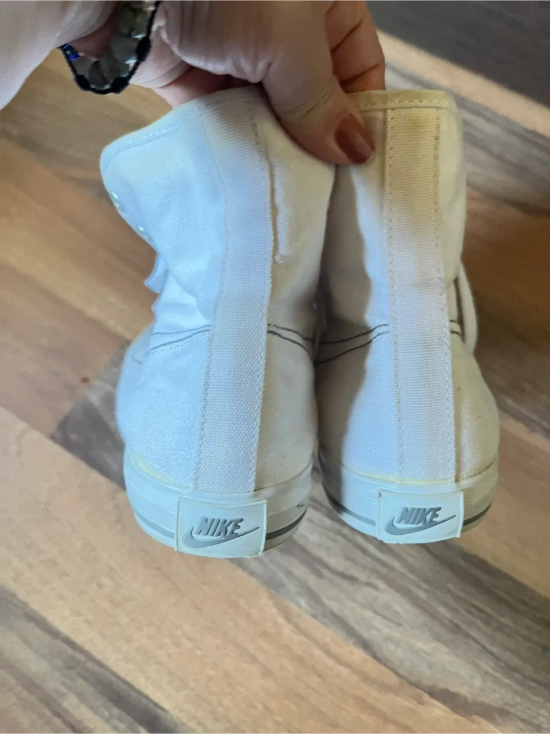 Nike Canvas High-Top Sneakers - White image indicator(2)