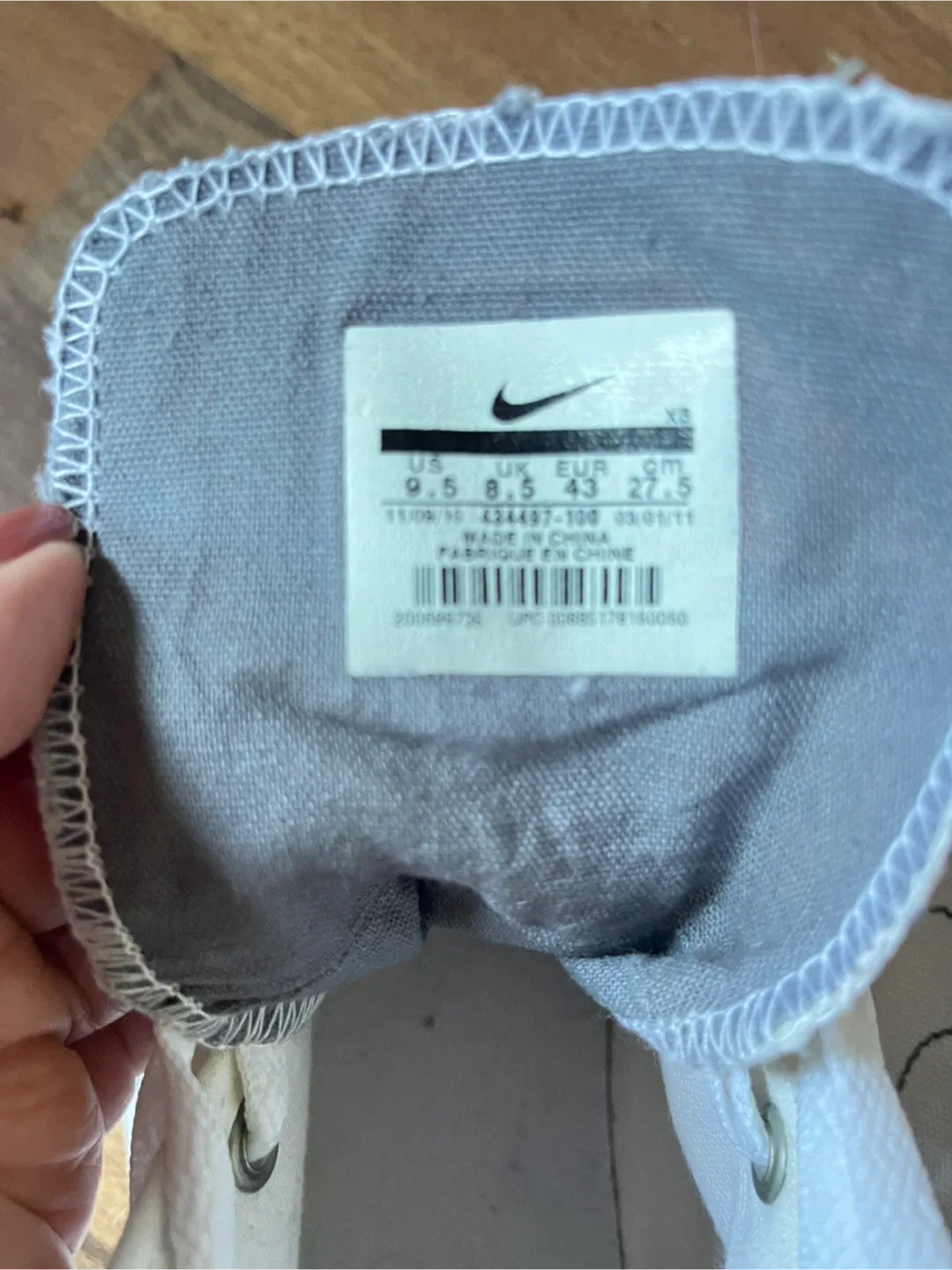 Nike Canvas High-Top Sneakers - White image indicator(6)