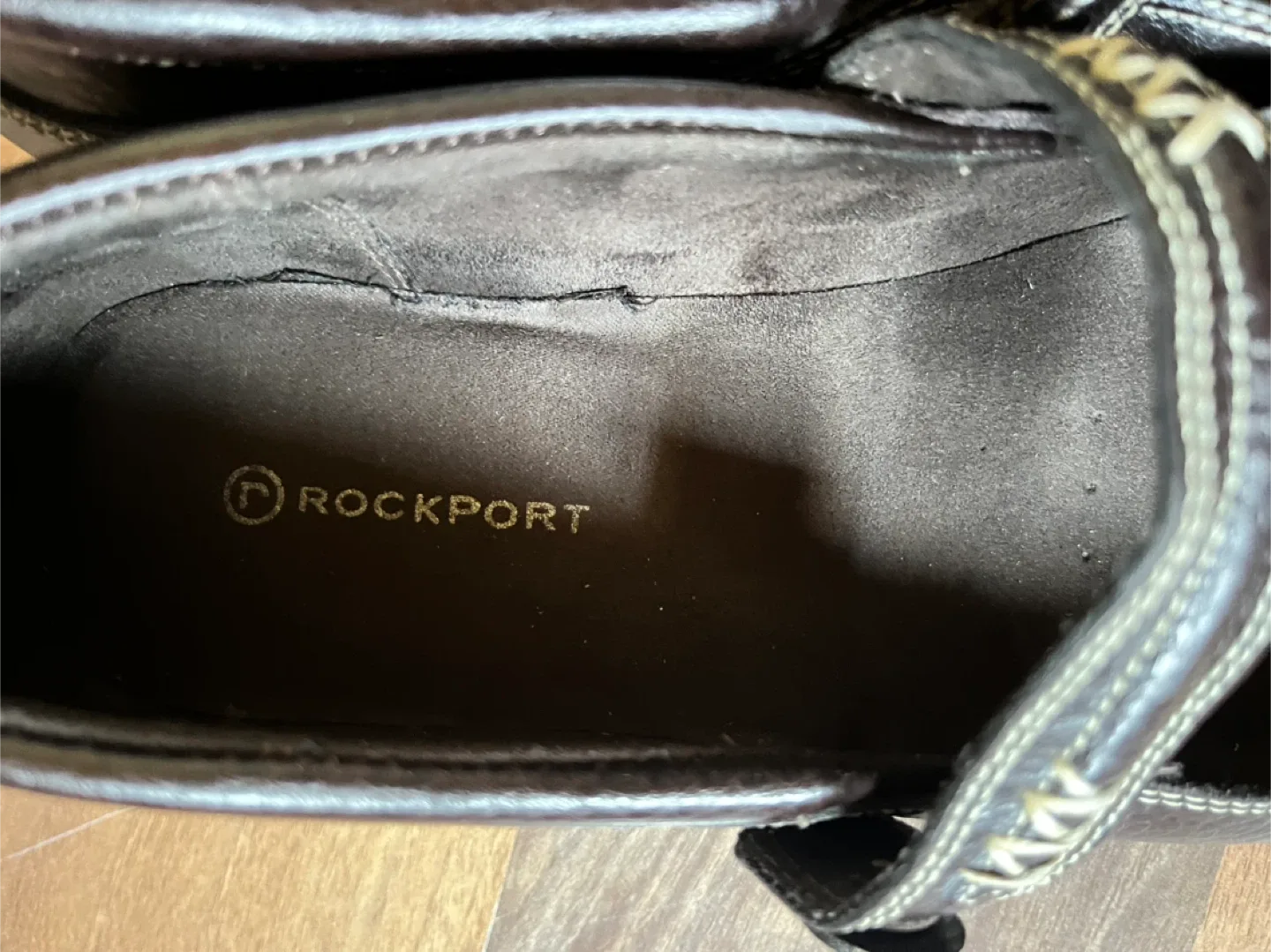 Rockport Brown Leather Mary Jane Shoes image indicator(5)