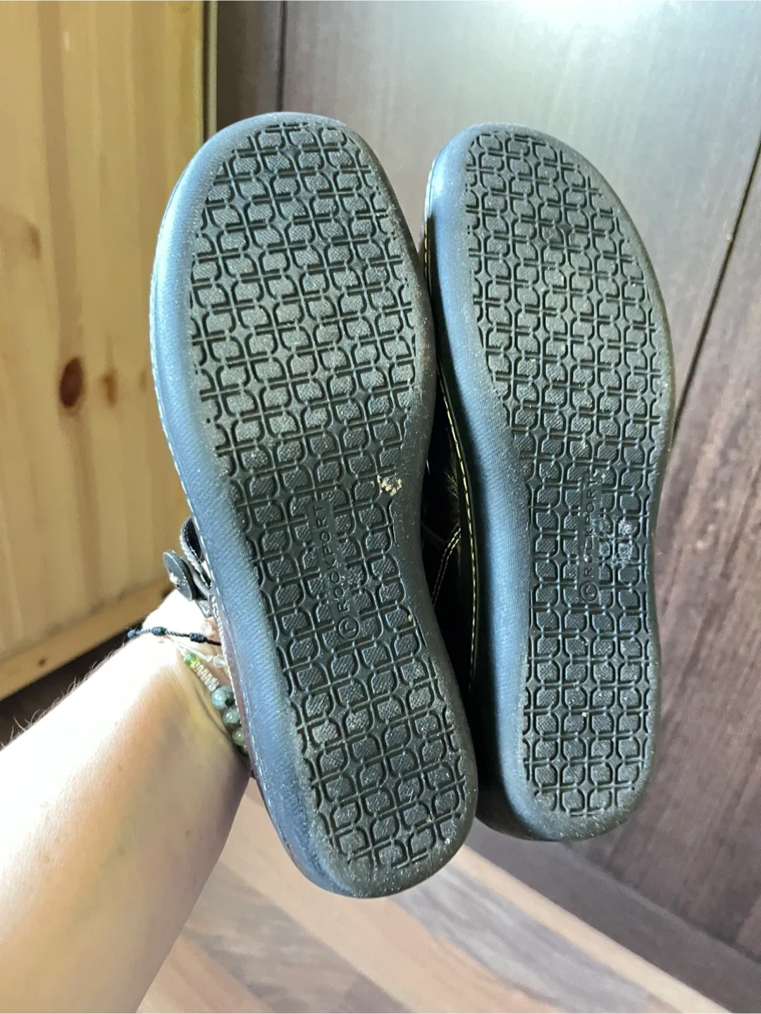 Rockport Brown Leather Mary Jane Shoes image indicator(6)