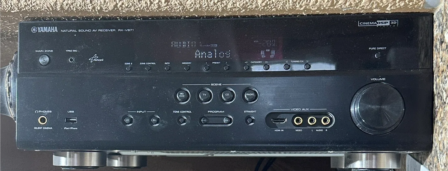 Yamaha RX-V671 Natural Sound AV Receiver