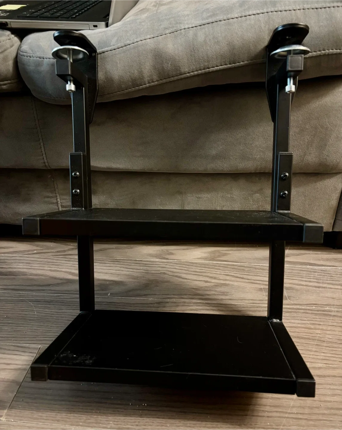 Clamp-on Adjustable Side Table - Black thumbnail