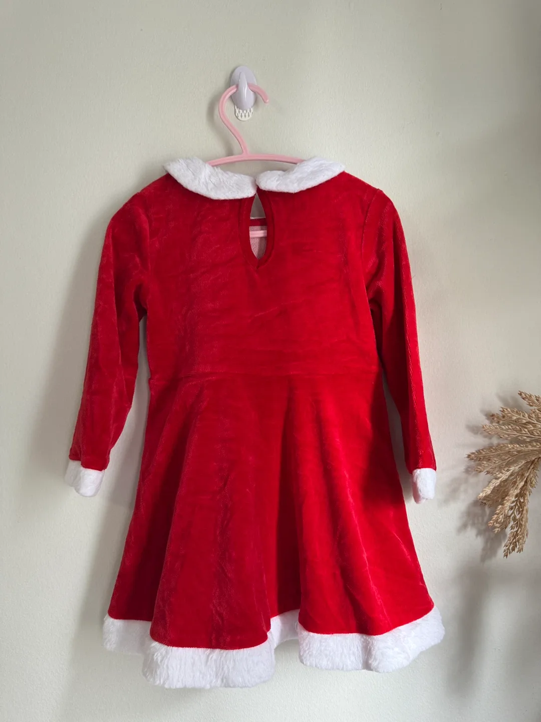 Red Santa Dress - Size 3T image indicator(2)