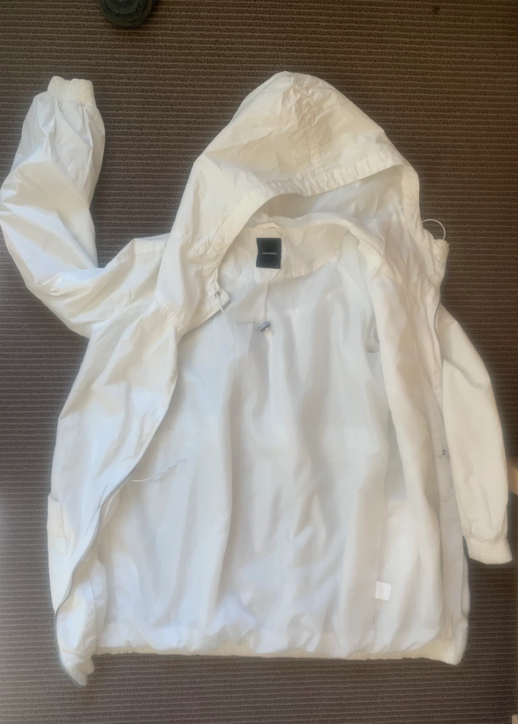 Vero Moda Cream Hooded Utility Jacket - photo 5