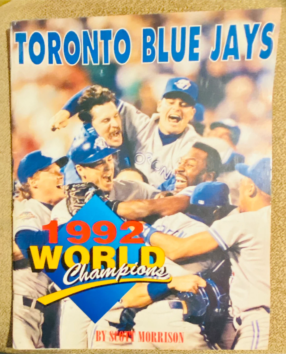 Toronto Blue Jays 1992 World Series VHS and 1992 & 1993 Books