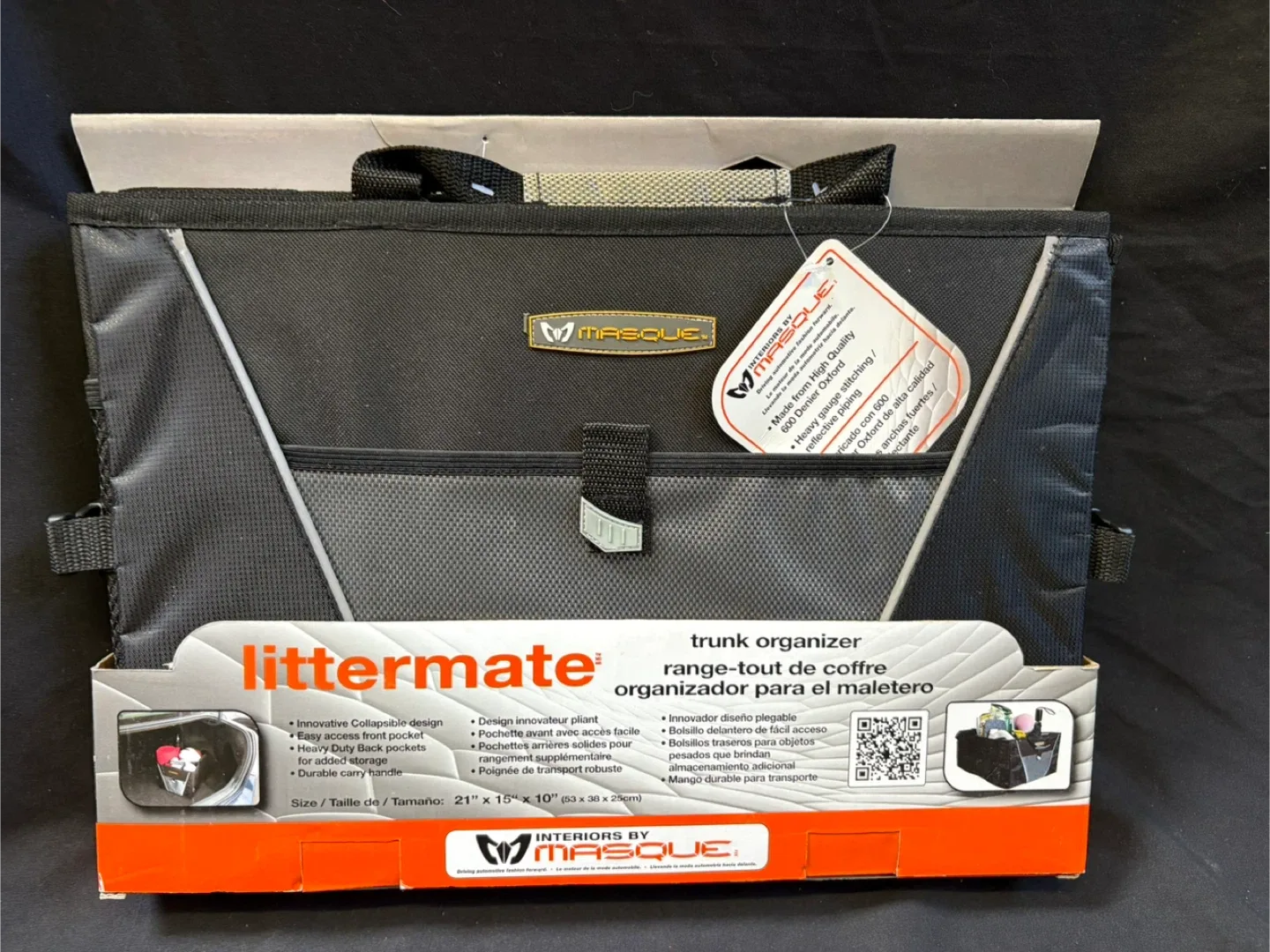 Littermate Trunk Organizer by Masque - Collapsible Design image indicator(3)