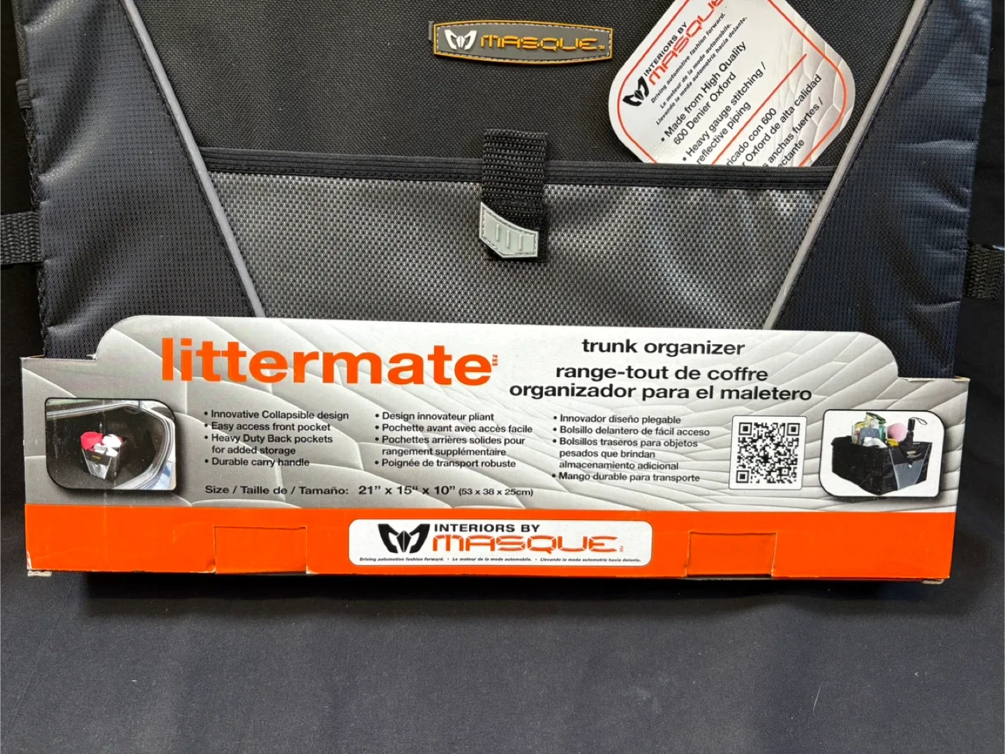 Littermate Trunk Organizer by Masque - Collapsible Design image indicator(2)
