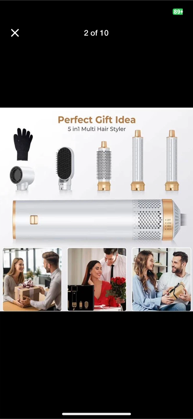 Blow Dryer Brush 5 in 1, Negative lon Hair Dryer Brush Set - photo 2