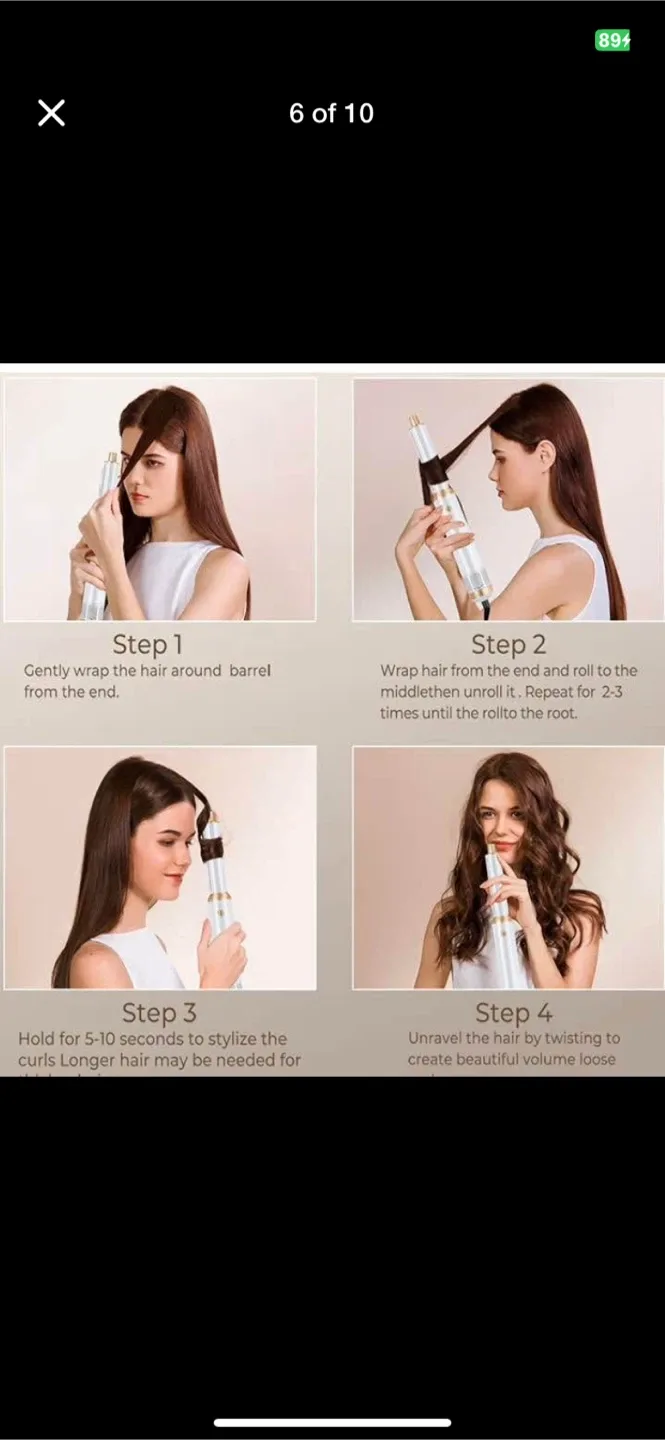 Blow Dryer Brush 5 in 1, Negative lon Hair Dryer Brush Set image indicator(6)