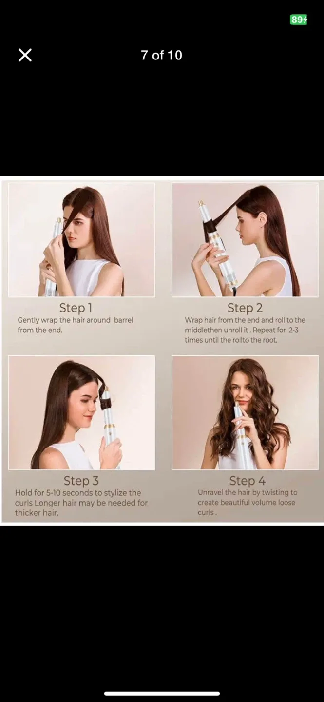 Blow Dryer Brush 5 in 1, Negative lon Hair Dryer Brush Set image indicator(7)