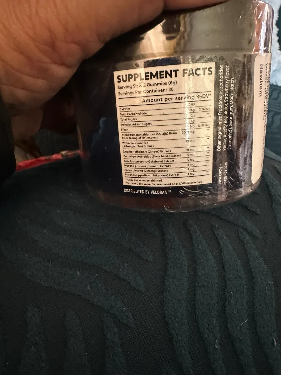 Veloraa Super Blend Shilajit Gummies - 60 Gummies image indicator(4)