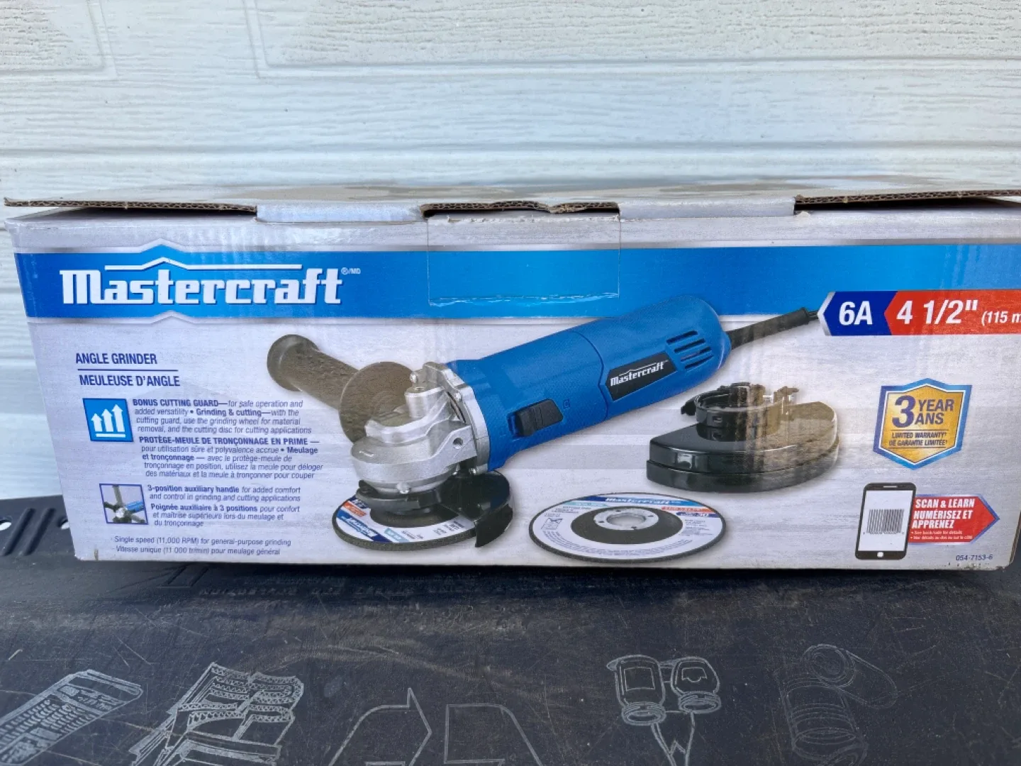 Mastercraft Angle Grinder 6A 4 1/2" (115 mm) - New image indicator(2)