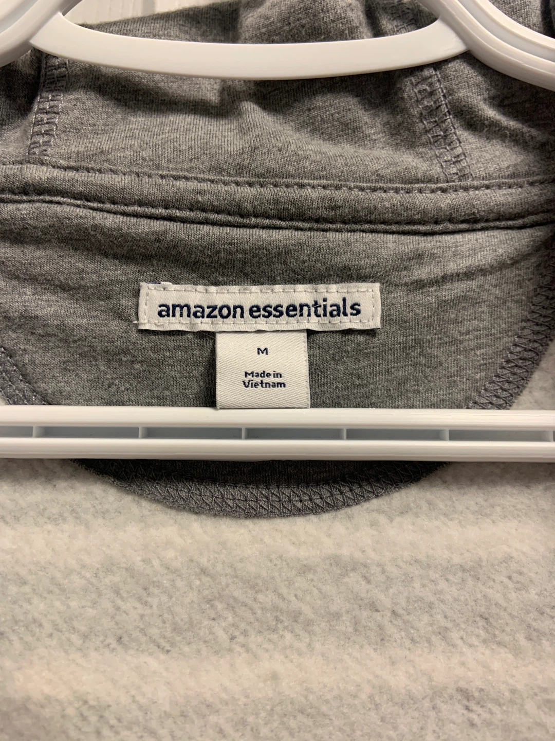 Amazon Essentials Striped Zip-Up Hoodie - Size M - photo 2