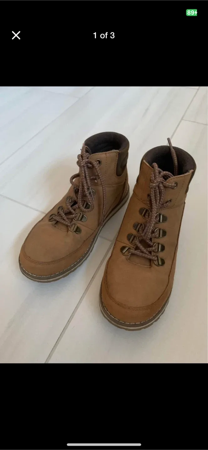 Brown Ankle Boots Size 3