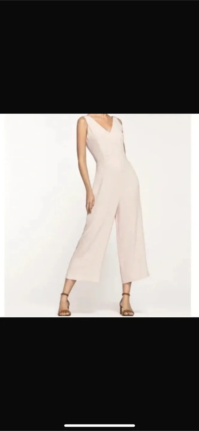 Massimo Dutti Blush Pink Jumpsuit Size 4 *Brand New With Tags* thumbnail