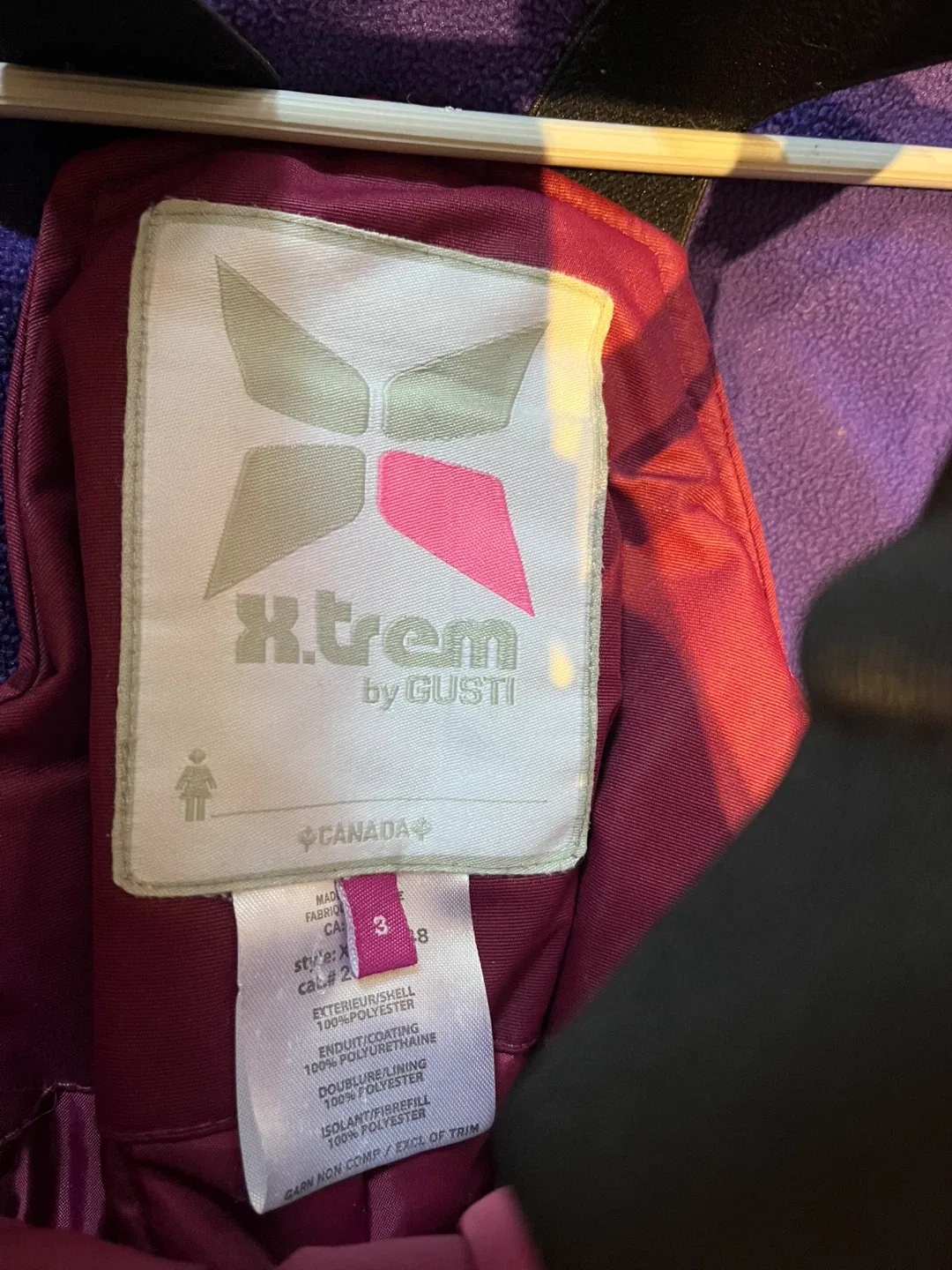 Size winter suit image indicator(4)