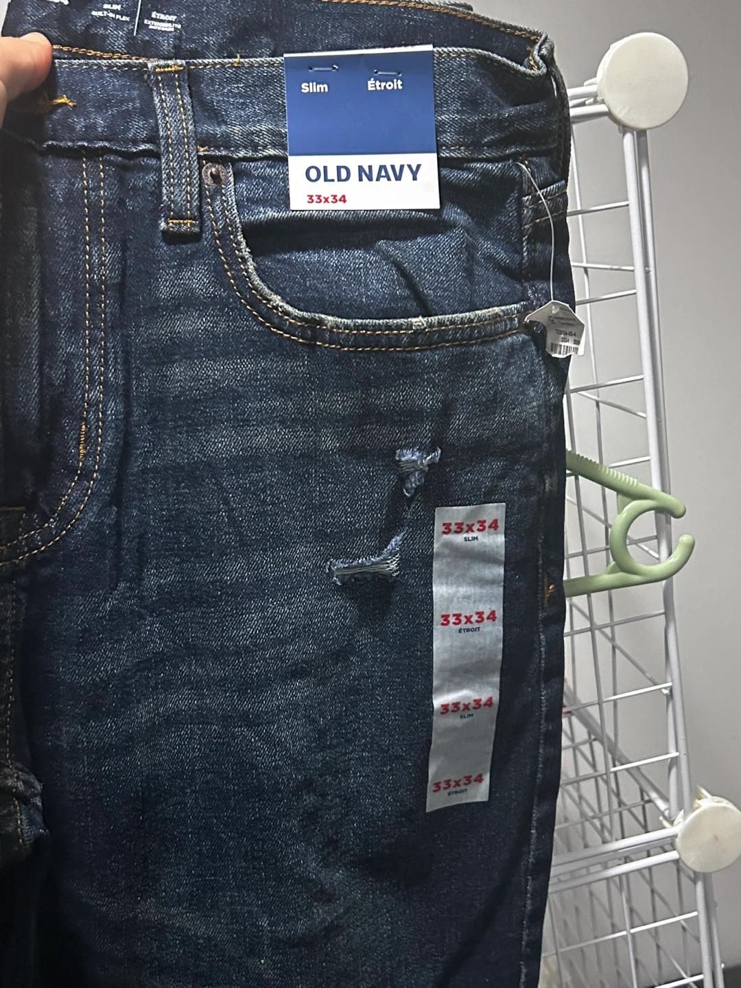 Old Navy Slim Built-In Flex Jeans 33x34 - photo 2